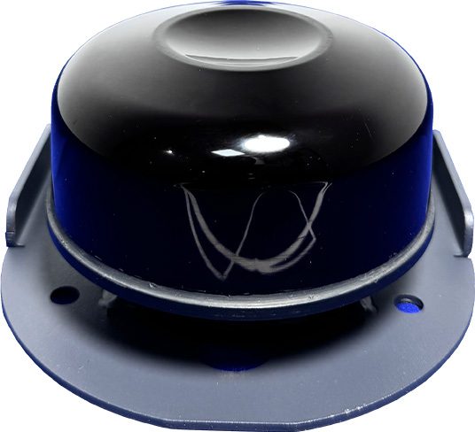Tiltmeter unit with all-weather housing on a flange mounting base