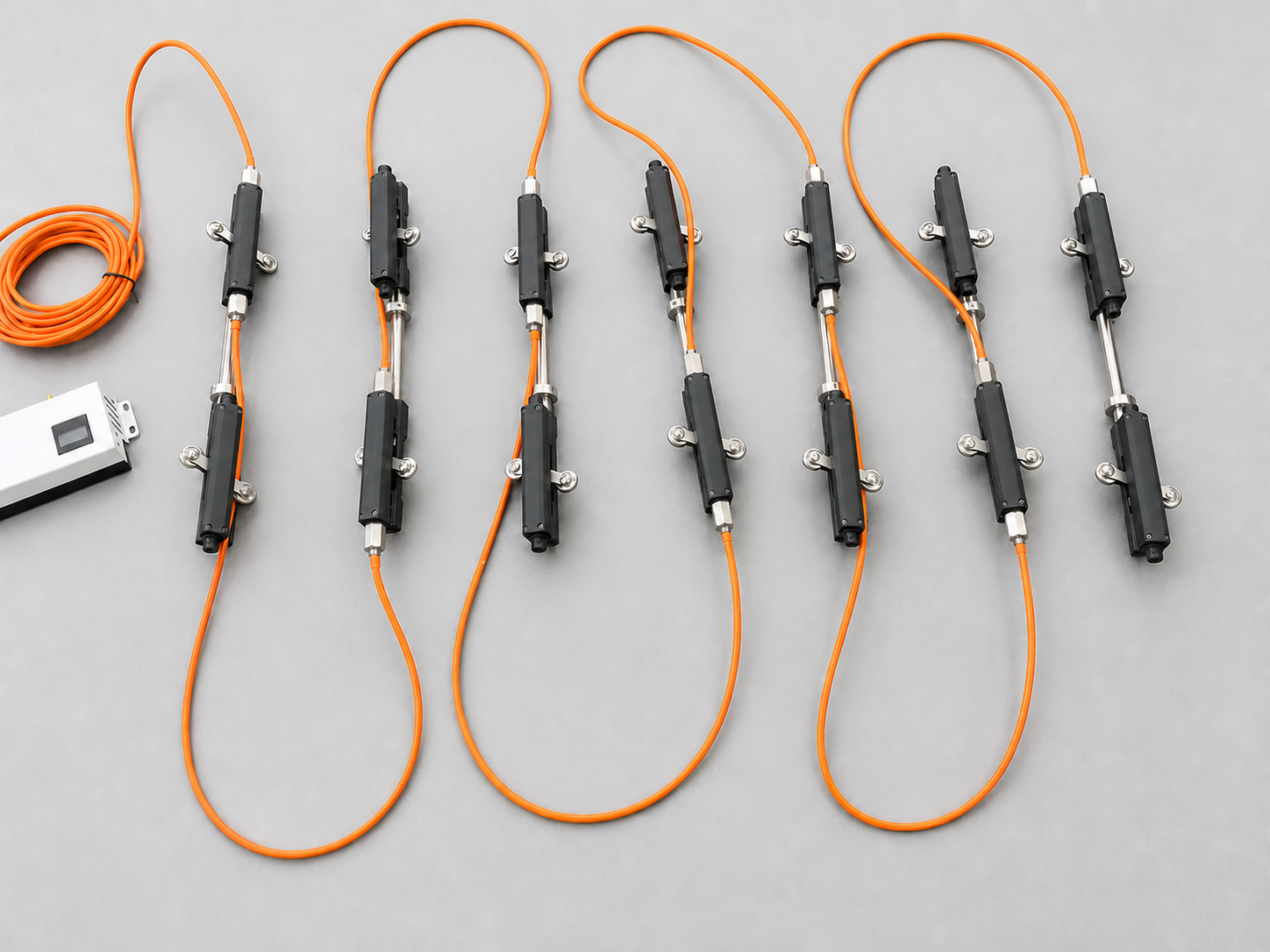 Dual-wheel geohazard in-place inclinometer string