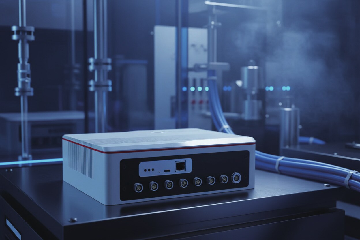 PRO-AQ Max synchronized data acquisition system in a structural test laboratory