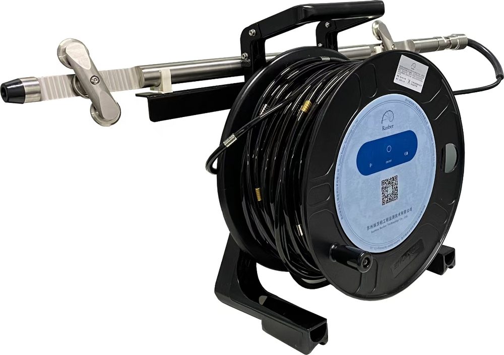 RDIS sliding inclinometer probe, control cable and Bluetooth reel for auto-measurement